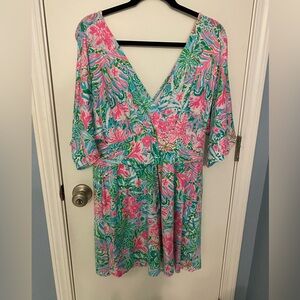 EEUC Lilly Pulitzer Parigi Romper size large